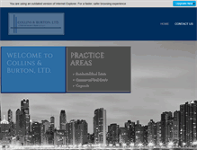 Tablet Screenshot of collinsburton.com